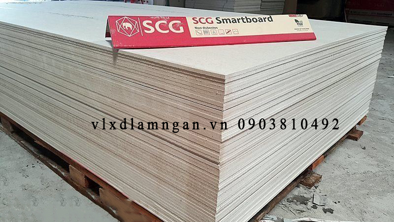 Tấm xi măng Sợi Cellulose Smartboard Thái Lan