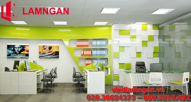 vách ngăn văn phòng đẹp