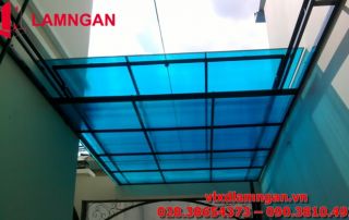 dịch vụ thi công mái vòm tấm polycarbonate