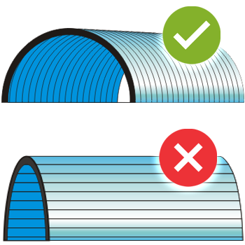 cách lợp tấm polycarbonate rỗng ruột